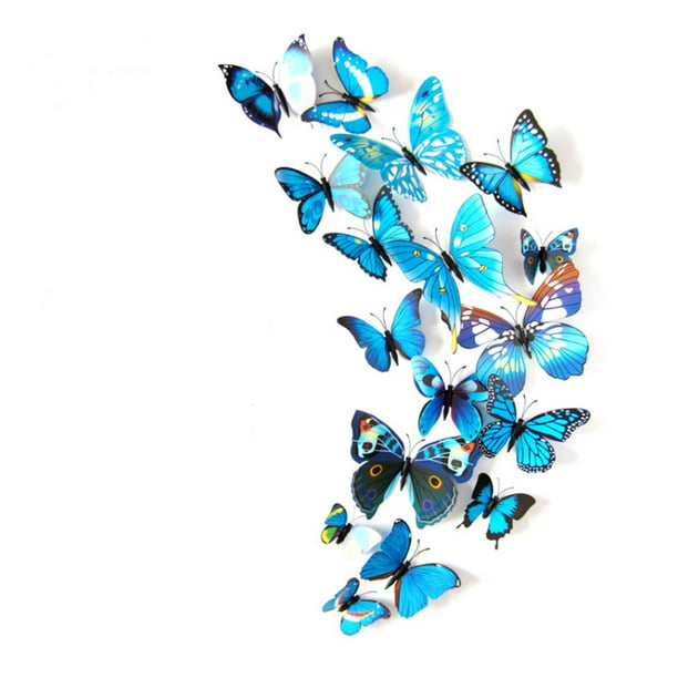 20 x Butterfly Vinyl stickers Decal Mural Crafting Cardmaking Wall Mirror Window